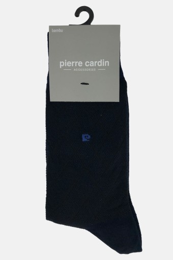 PİERRE CARDİN - Pierre Cardin Erkek Maputo Bambu Soket Çorap (Lacivert)