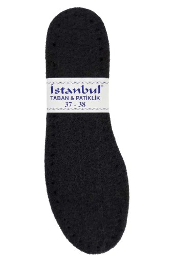 Pınar Ayakkabı Tabanı Keçe (Siyah) - Thumbnail