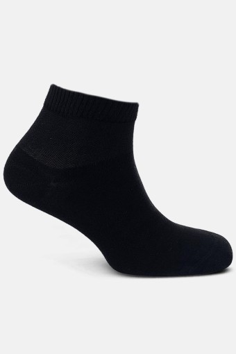POLA - Pola Erkek Bambu Patik Şeker Çorabı (Siyah)
