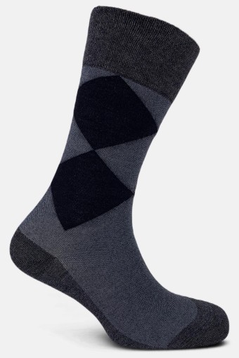 (12'li Paket) Pola Erkek Bambu Soket Çorap (Asorti) - Thumbnail