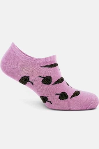 (12'li Paket) Pola Kadın Bambu Sneaker Çorap (Açık Asorti) - Thumbnail