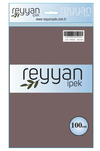 REYYAN - Reyyan Kadın Yazma Düz 100x100 (0104)
