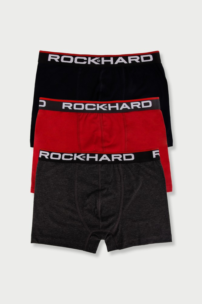 Rockhard - Rock Hard Erkek Boxer 3'lü (Çok renkli)
