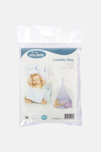 Sevi Unisex Bebek Çamaşır Yıkama Filesi (Beyaz) - Thumbnail
