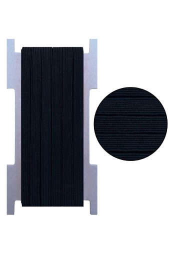 TEKİŞ - Tekiş Lastik Paça Lastiği 8 mm 50 Mt Yassı (Siyah)