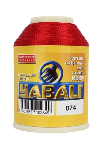 YABALI - Yabalı Nakış İpliği Polyester No:50 20 Gr (0074)