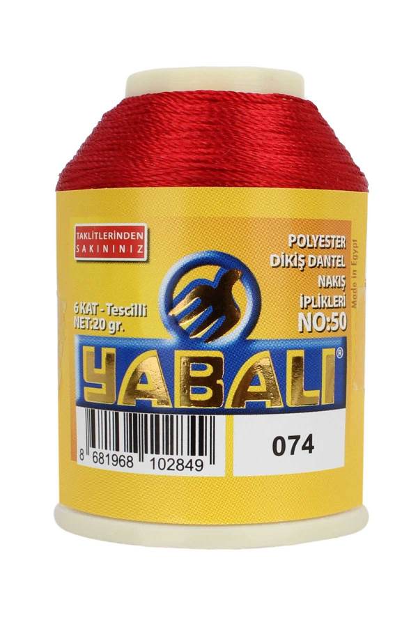 YABALI - Yabalı Nakış İpliği Polyester No:50 20 Gr (0074)