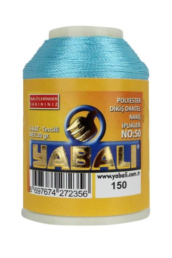 YABALI - Yabalı Nakış İpliği Polyester No:50 20 Gr (0150)