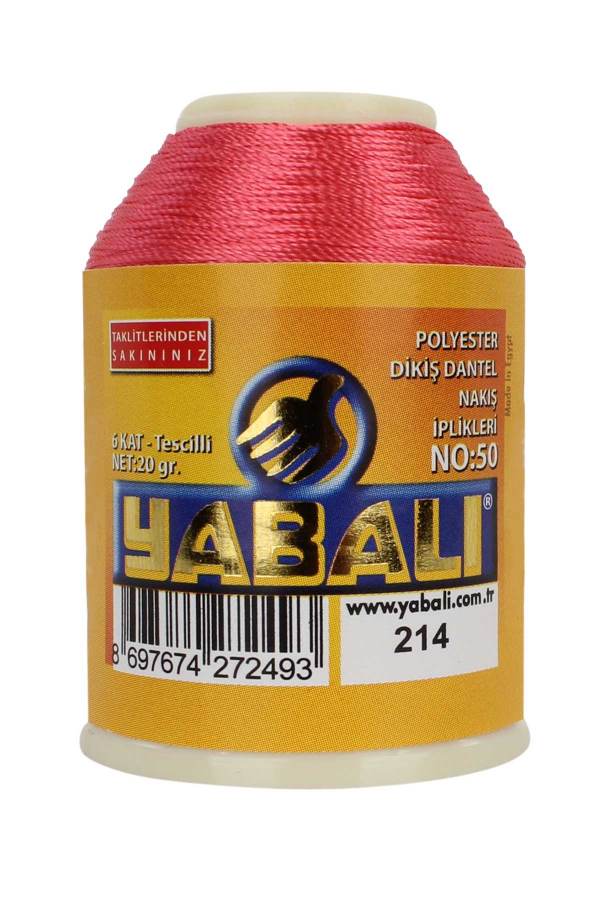 YABALI - Yabalı Nakış İpliği Polyester No:50 20 Gr (0214)