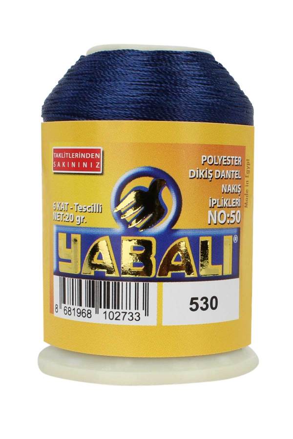 YABALI - Yabalı Nakış İpliği Polyester No:50 20 Gr (0530)