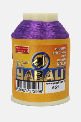 YABALI - Yabalı Nakış İpliği Polyester No:50 20 Gr (0551)