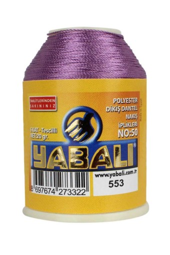 YABALI - Yabalı Nakış İpliği Polyester No:50 20 Gr (0553)