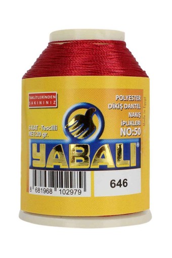 YABALI - Yabalı Nakış İpliği Polyester No:50 20 Gr (0646)