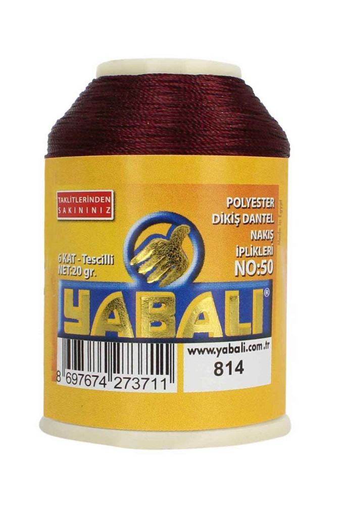 YABALI - Yabalı Nakış İpliği Polyester No:50 20 Gr (0814)