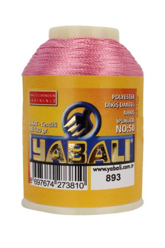 YABALI - Yabalı Nakış İpliği Polyester No:50 20 Gr (0893)