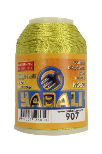 YABALI - Yabalı Nakış İpliği Polyester No:50 20 Gr (0907)